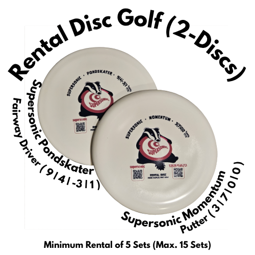Rental Disc Golf PLUS (2-Discs)
