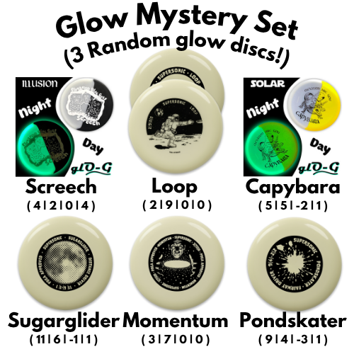 Glow Mystery Set (3-Random-Discs)