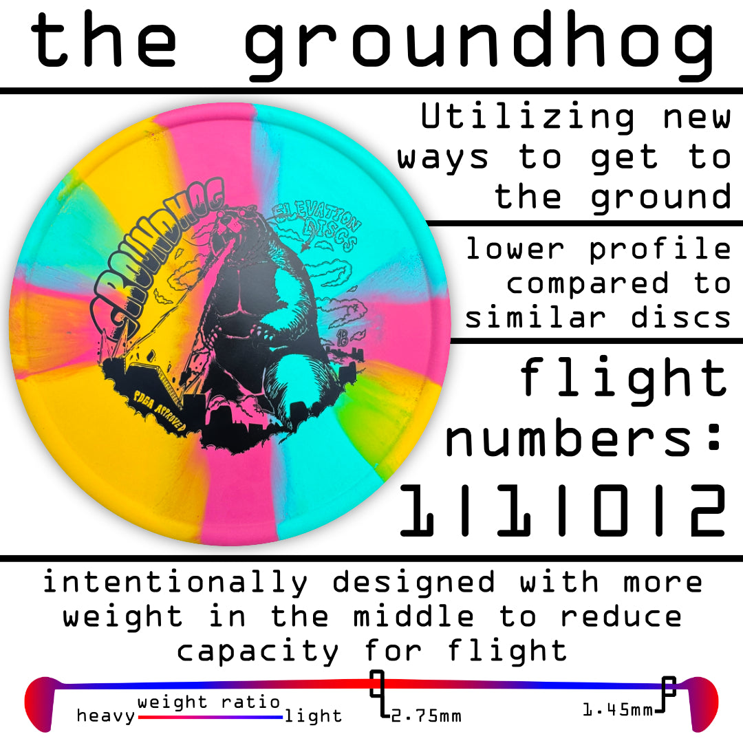 Elevation Discs - Groundhog